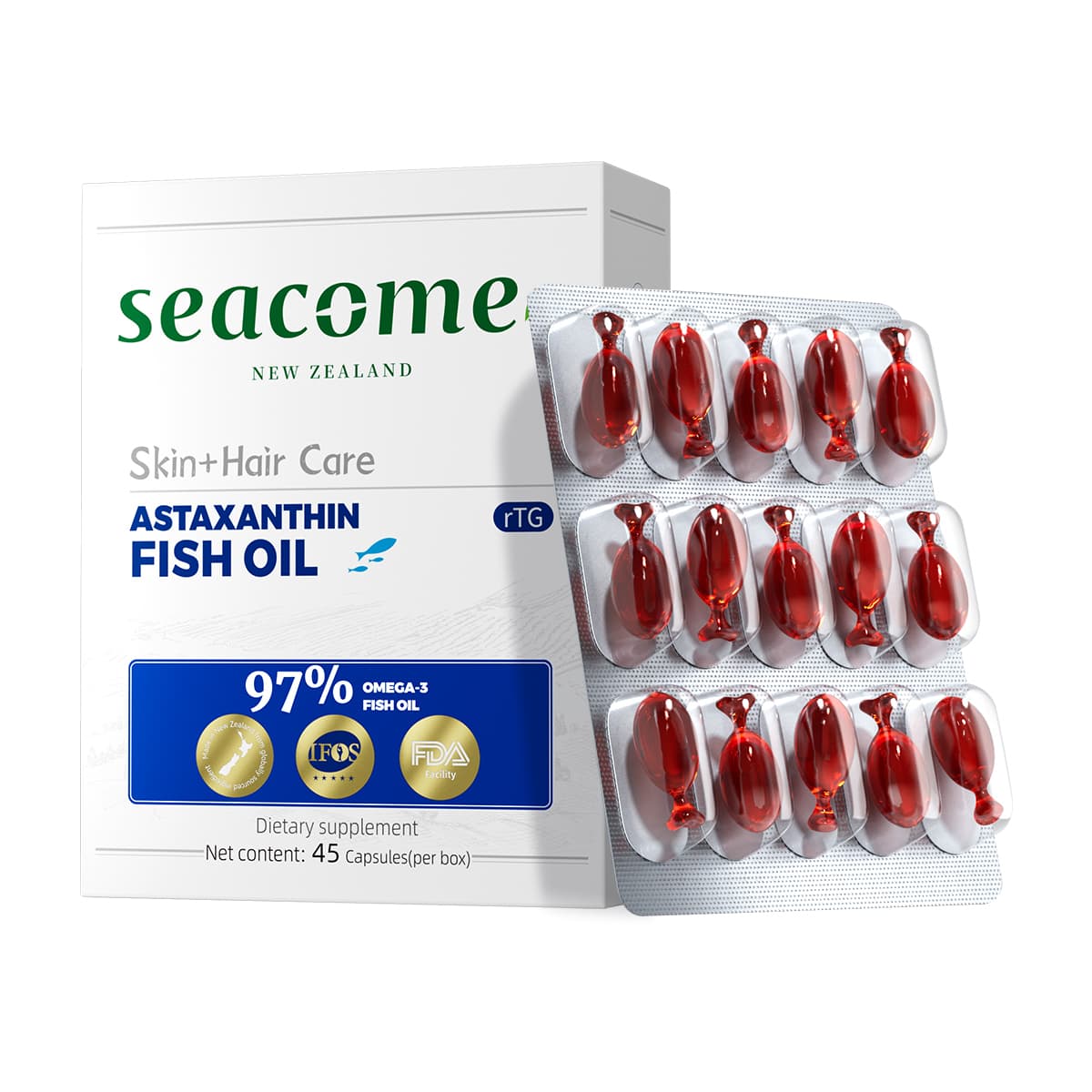Seacome Astaxanthin Fish Oil