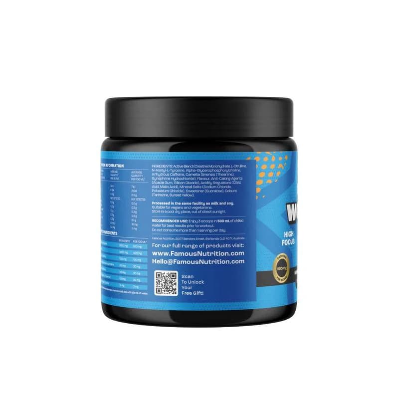 Famous Nutrition Pre-Workout Mango Passion 225g