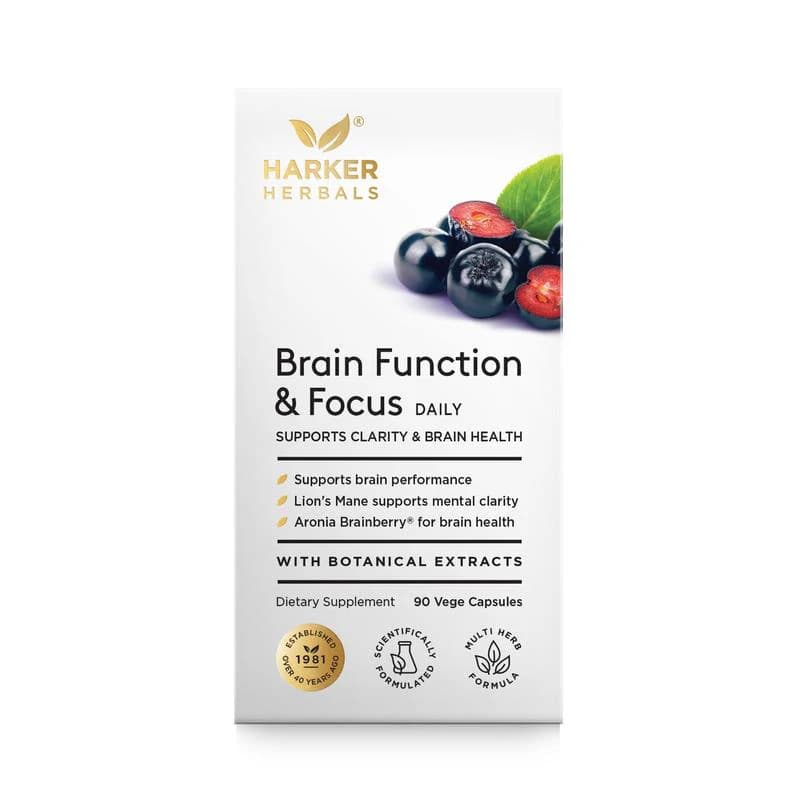 Harker Herbals Brain Function & Focus Capsules 90s
