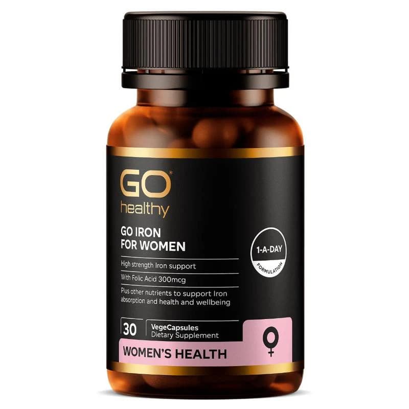 GO Healthy GO Iron for Women VegeCapsules 30s
