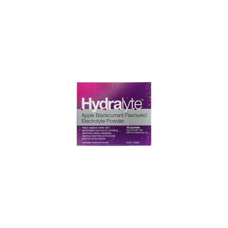 Hydralyte Apple Blackcurrant Sachets 10pk