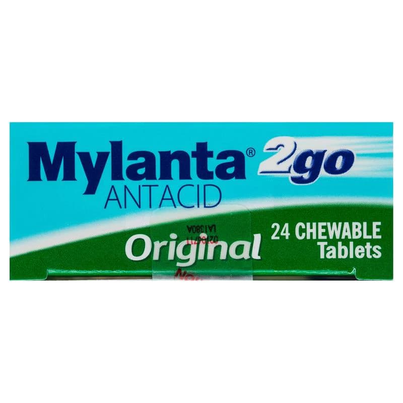 Mylanta 2 Go Original Tablets 24s