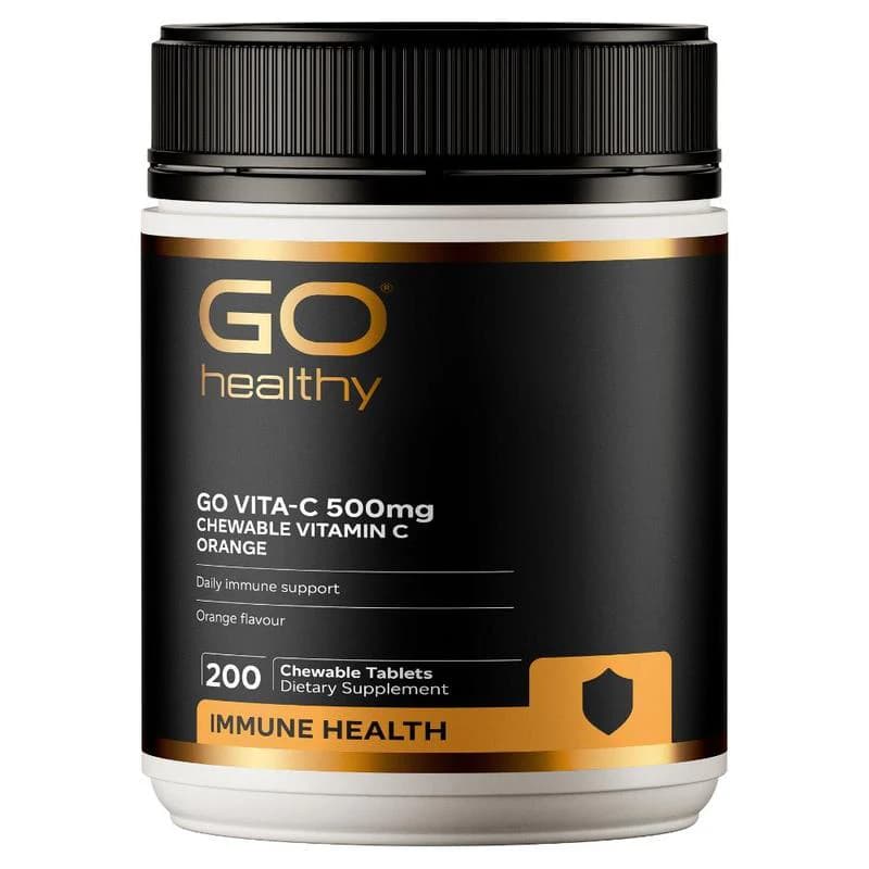 GO Healthy GO Vita-C 500mg Orange Chewable Tablets 200s