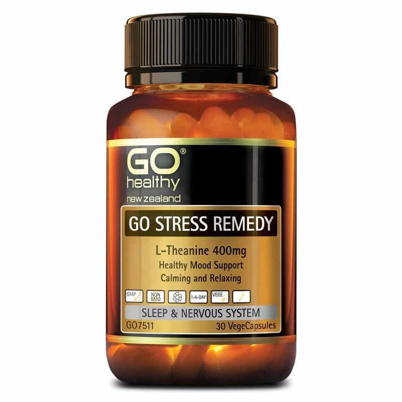 GO Healthy GO Stress Remedy VegeCapsules 30s