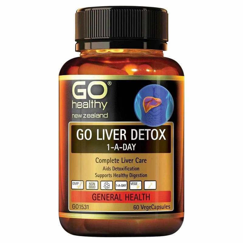 GO Healthy GO Liver Detox 1-A-Day VegeCapsules 60s