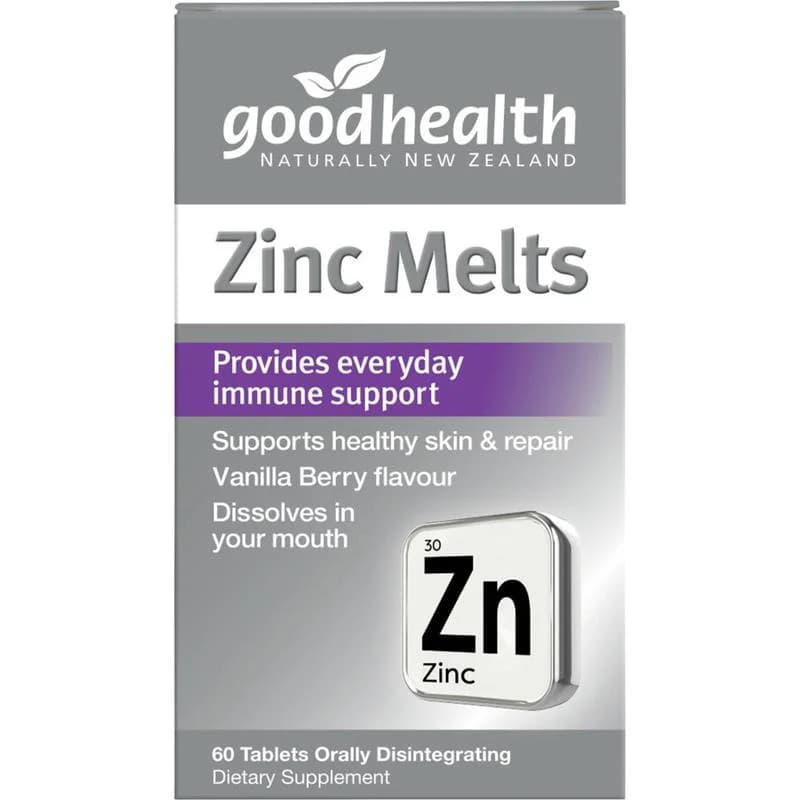 Good Health Zinc Melts Tablets 60s