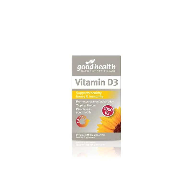 Good Health Vitamin D3 1000IU Tablets 60s