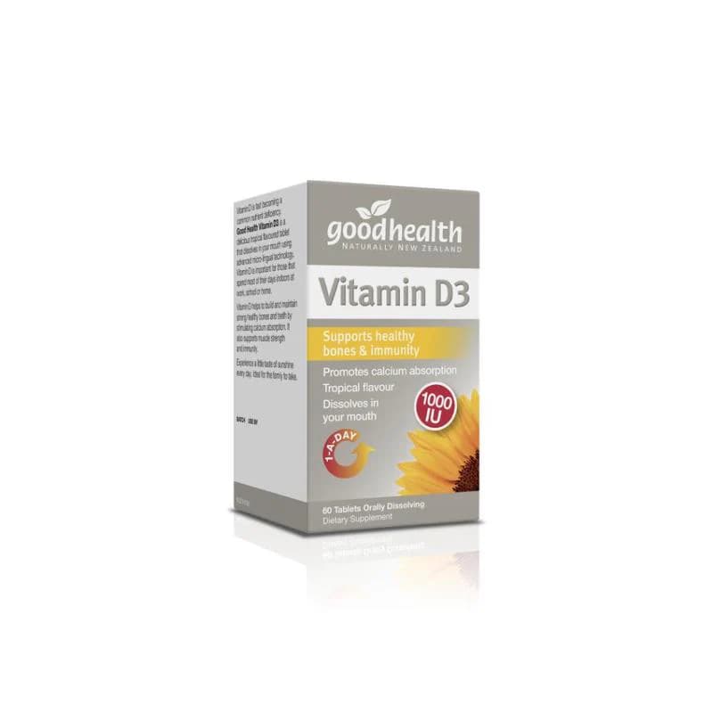 Good Health Vitamin D3 1000IU Tablets 60s