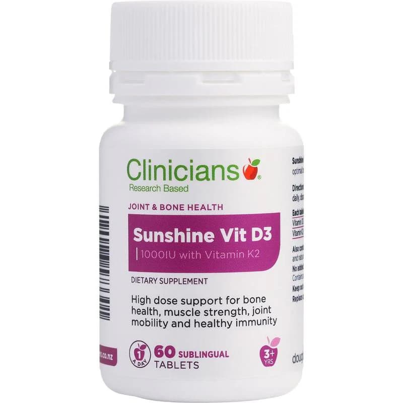Clinicians Sunshine Vitamin D3 Tablets 60s