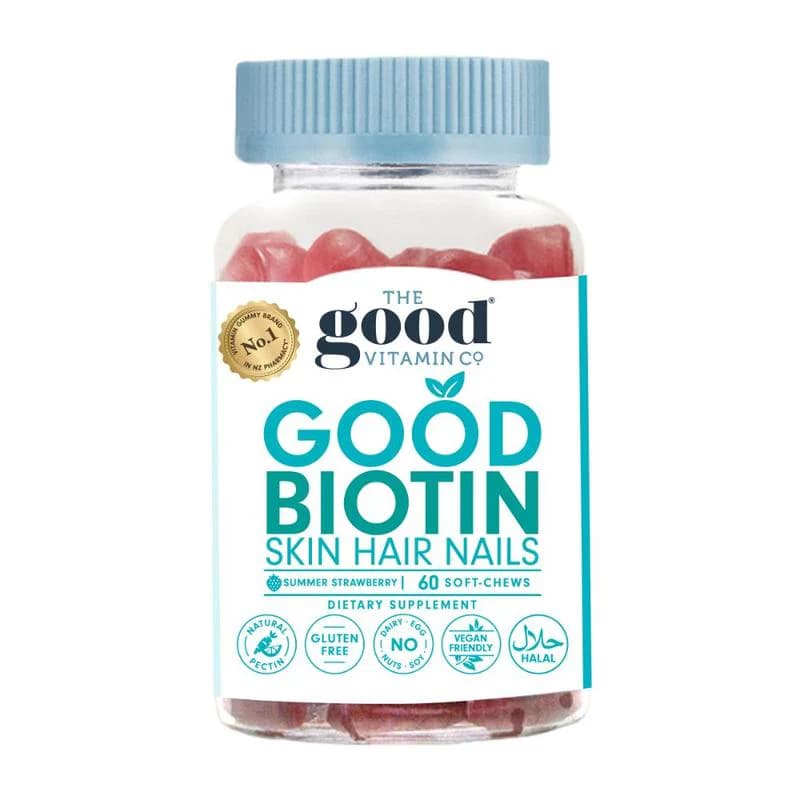 The Good Vitamin Co Good Biotin Hair/Skin/Nails Soft-Chews 60s