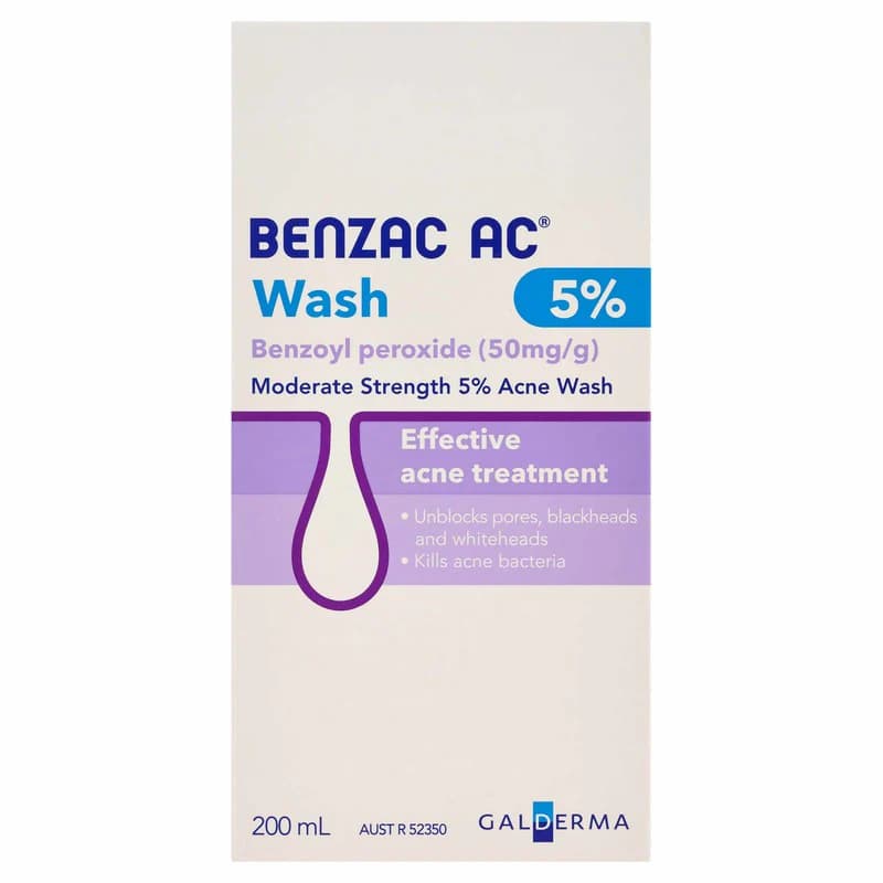 Benzac AC Wash 5% 200ml